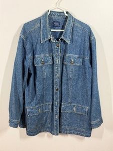 Crazy Horse Blue Denim Jean Jacket - Womans