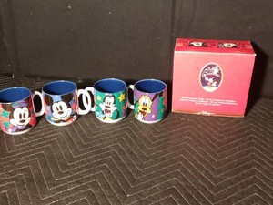 Set of 4 Walt Disney Mugs