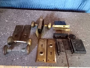 Vintage doorknobs and hardware