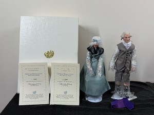 Dolls of Distinguished Americans - Martha & George Washington Porcelain Dolls