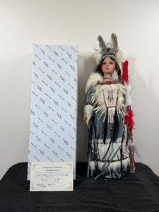 Heirloom Edition of the Golden Keepsakes Dolls - Native American Porcelain Doll (Morning Glory)