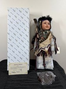 Heirloom Edition of the Golden Keepsakes Dolls - Native American Porcelain Doll (Ouray)