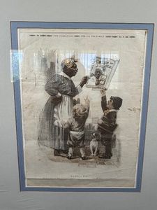 Framed Magazine Cover from May 27, 1920 - Mammys Beau - Copyright 1920 by Cream of Wheat