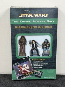 Star Wars Empire Strikes Back Read along Play Pack w Cassette and Figurines