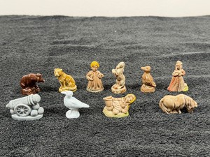 10 - Collectible Miniature Wade of England Figurines