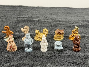 10 - Collectible Miniature Wade of England Figurines