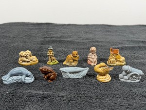10 - Collectible Miniature Wade of England Figurines