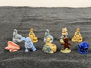 10 - Collectible Miniature Wade of England Figurines