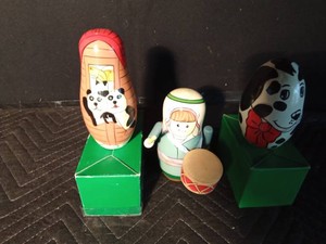 Nesting dolls - Noahs Ark, Drummer Boy, Dalmation