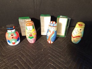 Holiday Nesting dolls - Christmas, Independence Day, Mothers Day, and Valentine Days