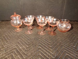 Lot of depression glass