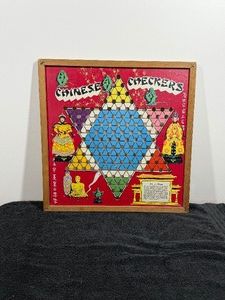 Vintage 1944 Whitman Chinese Checkers Board Game