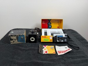 2 - Vintage Cameras with Original Boxes and More - see description for more info