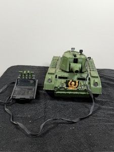 vintage Tiger Joe Tank toy. It was manufactured in 1961 by the Deluxe Reading Corp. (later known as Topper Toys).