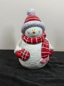 St. Nicholas Square Snowman Cookie Jar.
