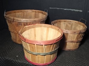 3 Apple baskets