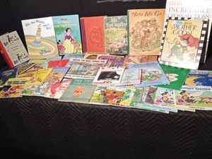 Box of childrens books from 1940 and up