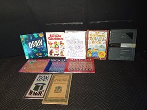 Drawing books, Magic Eye books and more