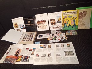 Lot of stamp books and stamps