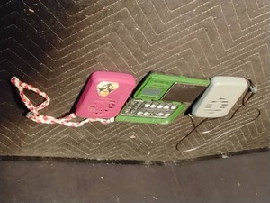 Tuff-weigh pocket scale and 2 neck fans
