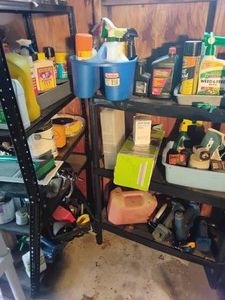 2 Shelves and contents (must take all)