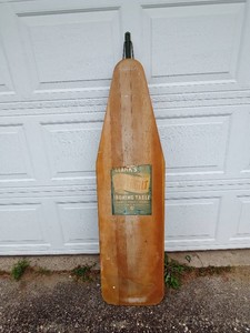Vintage wood ironing board