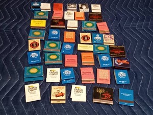 Lot of advertised matchbooks including Elvis Presley