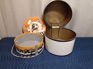 2 Hat boxes - 1 is Vintage