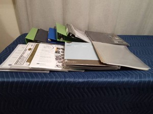 Binders, memory books with page protectors and more
