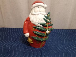 Santa cookie jar