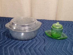 Lot of Depression glass