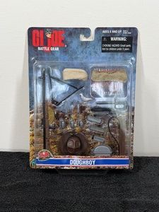 vintage 2000 G.I. Joe Battle Gear Doughboy accessory set manufactured by Hasbro (Model No. 57611). It is a 16 scale equipment pack scaled perfectly for standard 12-inch G.I. Joe action figures.