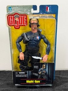 vintage G.I. Joe Night Ops action figure produced by Hasbro in 2001.
