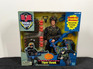 G.I. Joe Double Duty Operation Tiger Hawk 12-inch action figure set, released by Hasbro 2001.