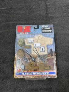 vintage G.I. Joe Battle Gear U.S. Military Photographer Set. Released by Hasbro in 1999