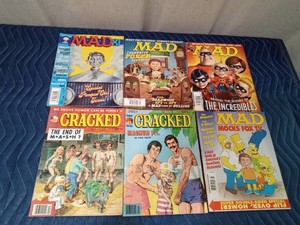 Mad and Cracked magazines