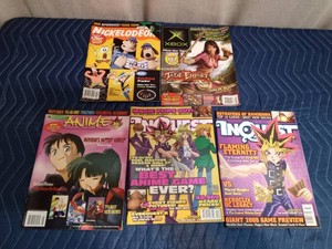 Anime, Inquest, Nickelodeon, Xbox magazines