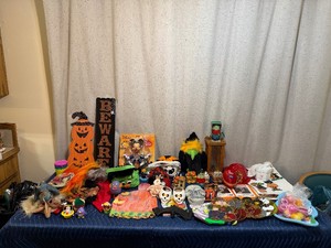 Lot of Halloween and Easter Decorations, Collectibles and More