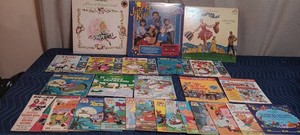 Childrens record albums. its with read along book and some books without the records or cassettes