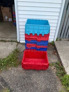 13 - Flip Top Totes - 21.75 across x 15 wide x 10 tall
