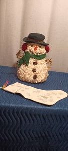 Fiber optic snowman in the box - works