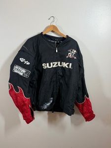 Vintage Joe Rocket x Suzuki GSXR Rocket Nation padded motorcycle riding jacket