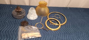 Lamp shades and lamp parts
