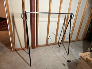 single-rail commercial garment rack