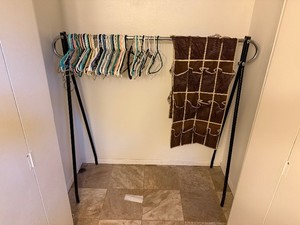 Garment Rack with Hangers and More