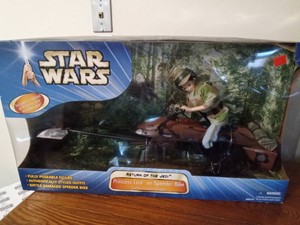 Star Wars Return of the Jedi Princess Leia on Speeder bike(never been out of box)