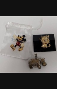 Lot of Disney Mickey, Lion & Hippo Brooch Pins