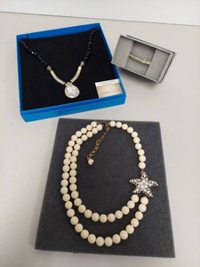 Lot Including Heidi Daus Necklaces & Bracelet Beaded Crystal Pieces