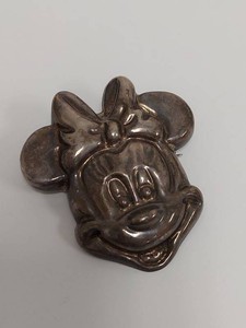 Minnie Mouse Sterling Silver Brooch Pendant Mexican TA-97 925
