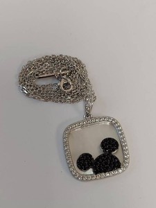 Disney 100 Years of Wonder Sterling Silver Mickey CZ Pendant Necklace